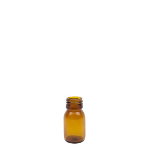 Medicijnfles bruin 30ml ongedopt