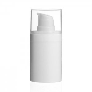 Airless dispenser MICRO OVAL 15ml body wit