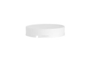 Schroef/garantiedeksel 56x20mm  HDPE wit