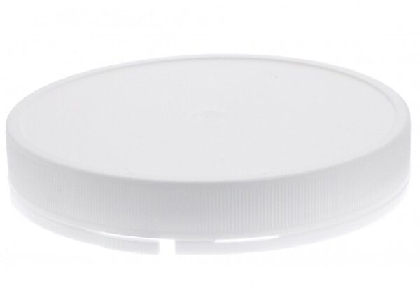 Schroef/garantiedeksel 111x20mm  HDPE wit