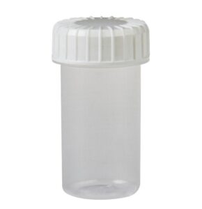 Tabletflacon OPTIPOT transparant PP 20ml inclusief PP schroefdeksel.