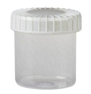 Tabletflacon OPTIPOT transparant PP 75ml inclusief PP schroefdeksel