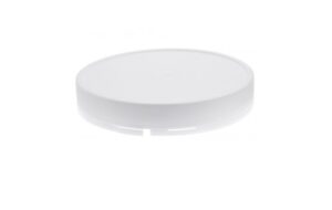 Schroef/garantiedeksel 76x20mm  HDPE wit