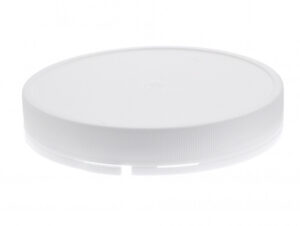 Schroef/garantiedeksel 91x20mm  HDPE wit
