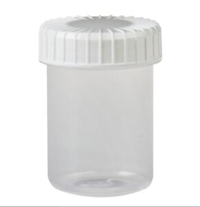 Tabletflacon OPTIPOT transparant PP 40ml inclusief PP schroefdeksel