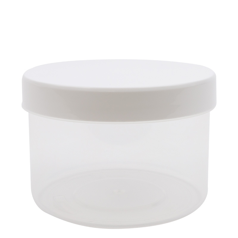 Tabletflacon OPTIPOT transparant PP 250ml inclusief PP schroefdeksel