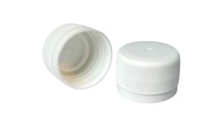 Afsluitdop HDPE wit+garantie 28 mm voor HDPE flessen