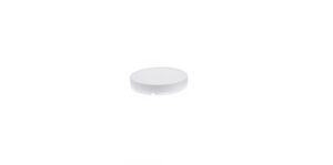 Schroef/garantiedeksel 26x20mm  HDPE wit