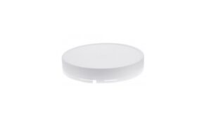 Schroef/garantiedeksel 51x20mm  HDPE wit