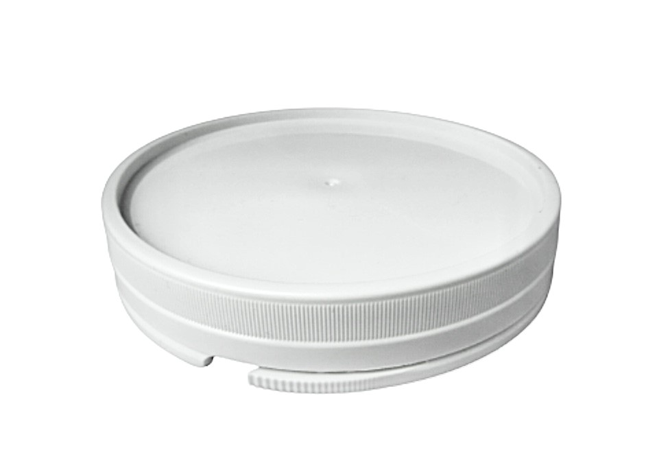 Easylock deksel HDPE wit diam.105x20 mm hoogte