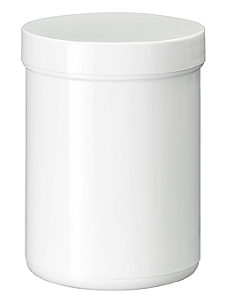 Zalfpot PLASTOBEL wit PP 280ml 65x90