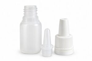 Druppelflacon PE naturel 10ml met garantiesluiting