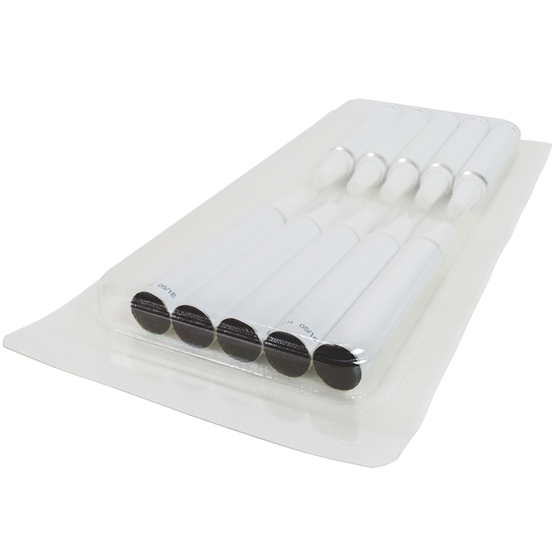Zalftube aluminium 5g met PE canule en garantiedop, gamma doorstraald, niet na steriliseerbaar.