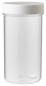 Tabletflacon PLASTOBEL transparant GEDOPT 110ml PS