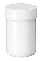 Zalfpot PLASTOBEL wit GEDOPT 35ml PP in gesealde tray